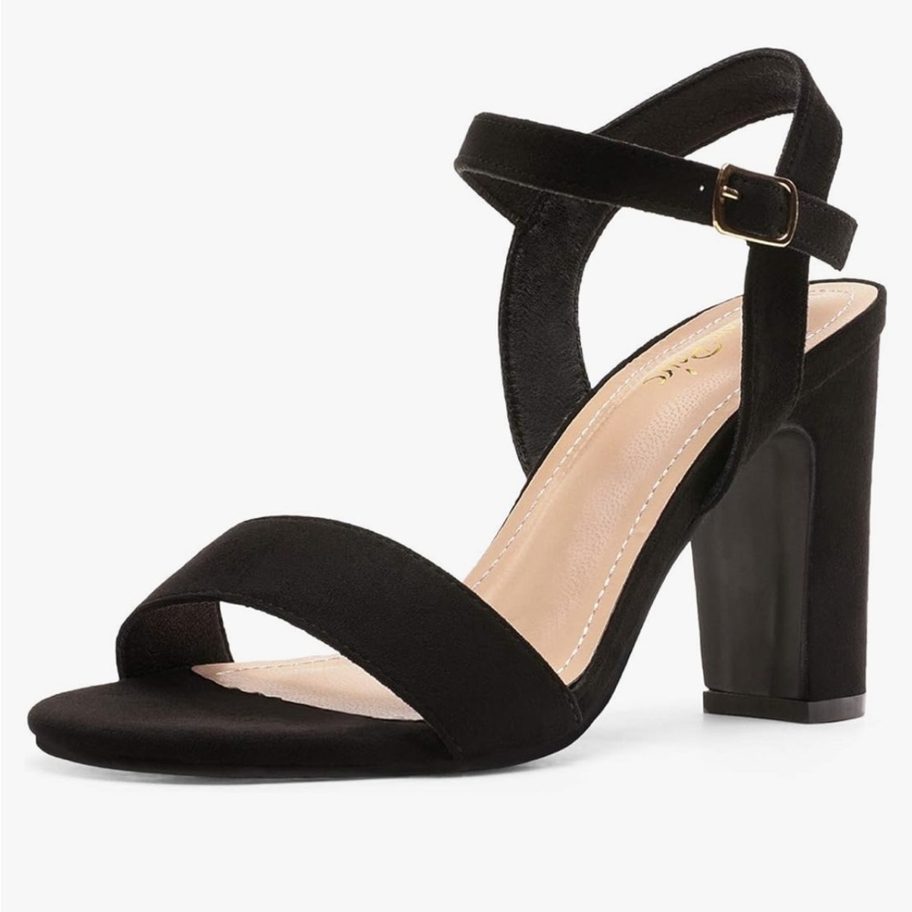 Black Heels with Straps